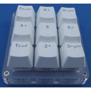 9 Key Qmk Hotswap Support Function Type C Mx Switches Mechanical Keyboard Numpad